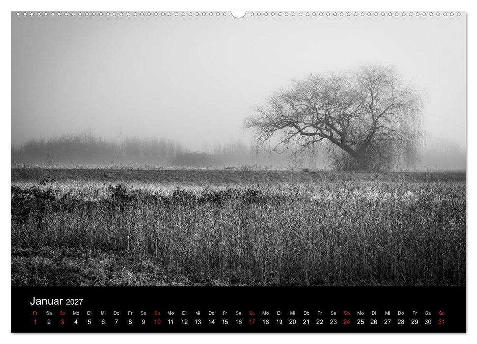Monochrom 2027 (CALVENDO Premium Wandkalender 2027)