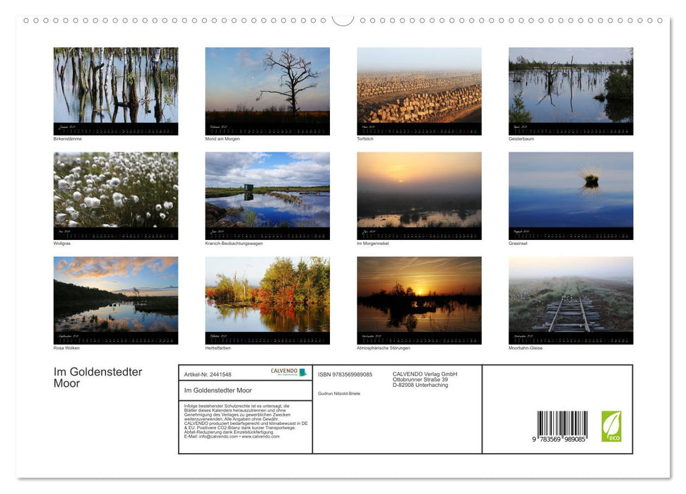 Im Goldenstedter Moor (CALVENDO Premium Wandkalender 2027)