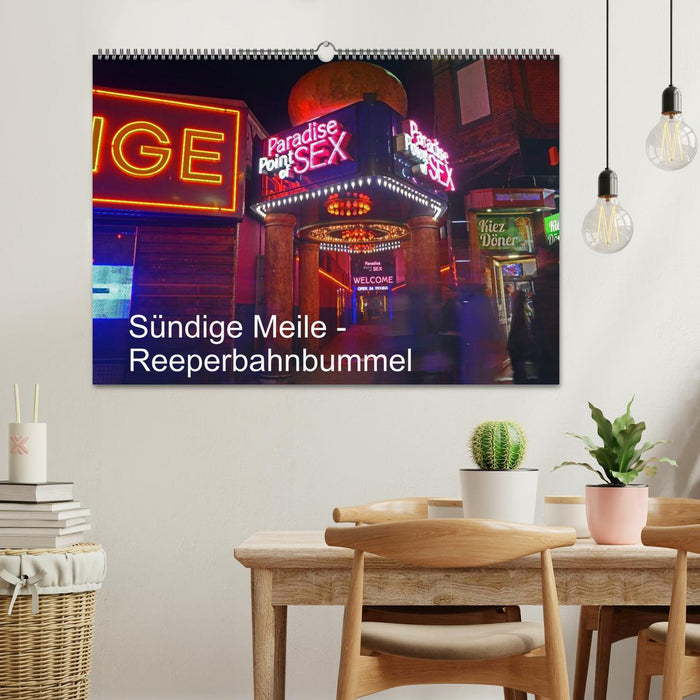 Sündige Meile - Reeperbahnbummel (CALVENDO Wandkalender 2027)