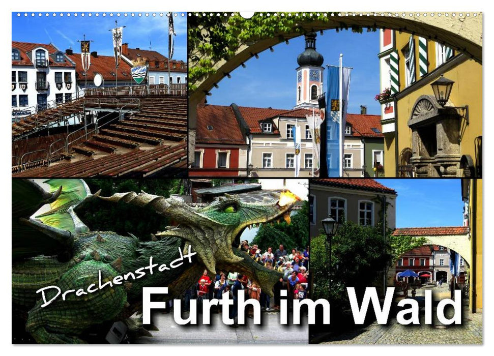 Drachenstadt Furth im Wald (CALVENDO Wandkalender 2027)