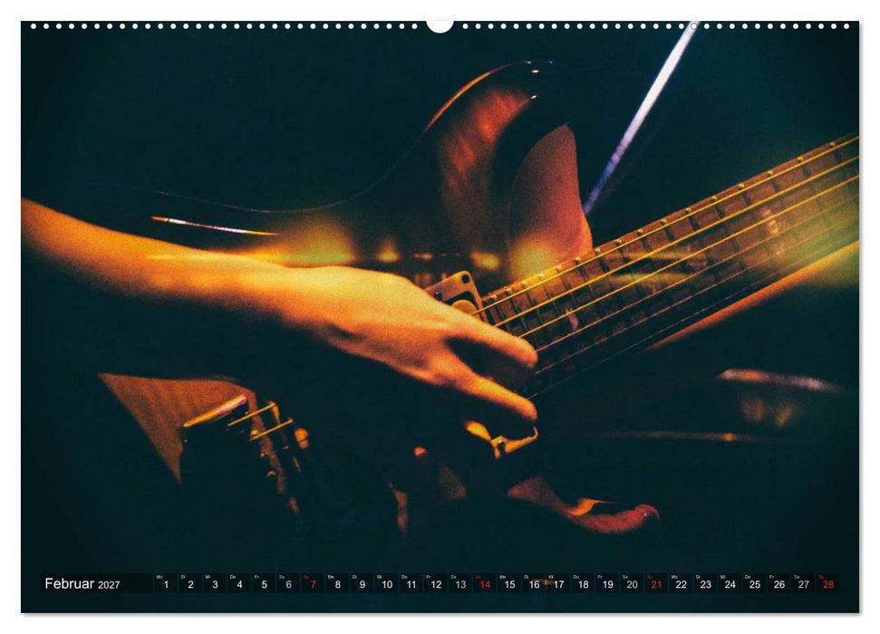 Gitarren - Live (CALVENDO Premium Wandkalender 2027)
