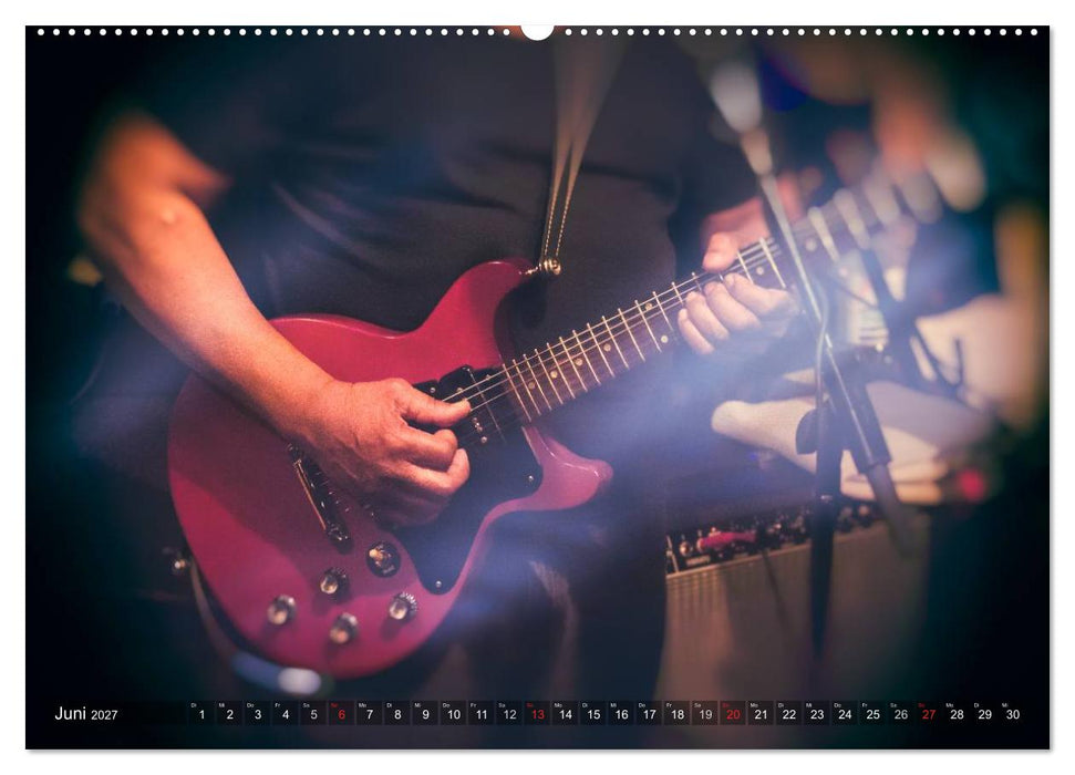 Gitarren - Live (CALVENDO Premium Wandkalender 2027)
