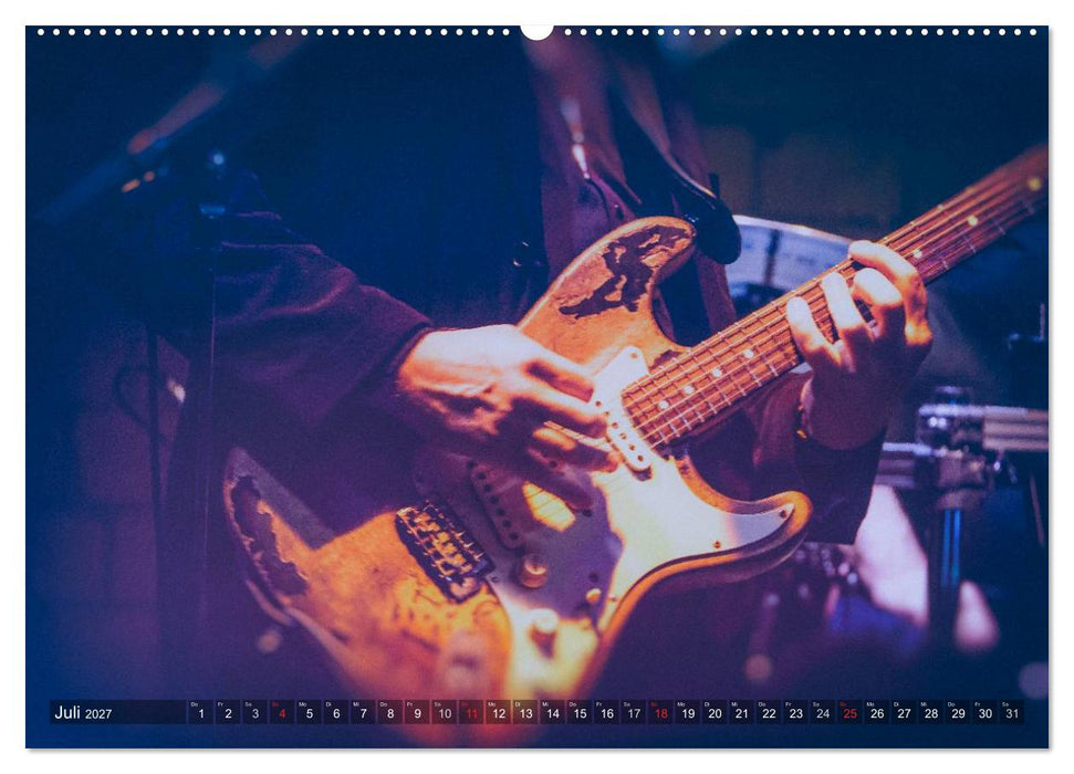 Gitarren - Live (CALVENDO Premium Wandkalender 2027)