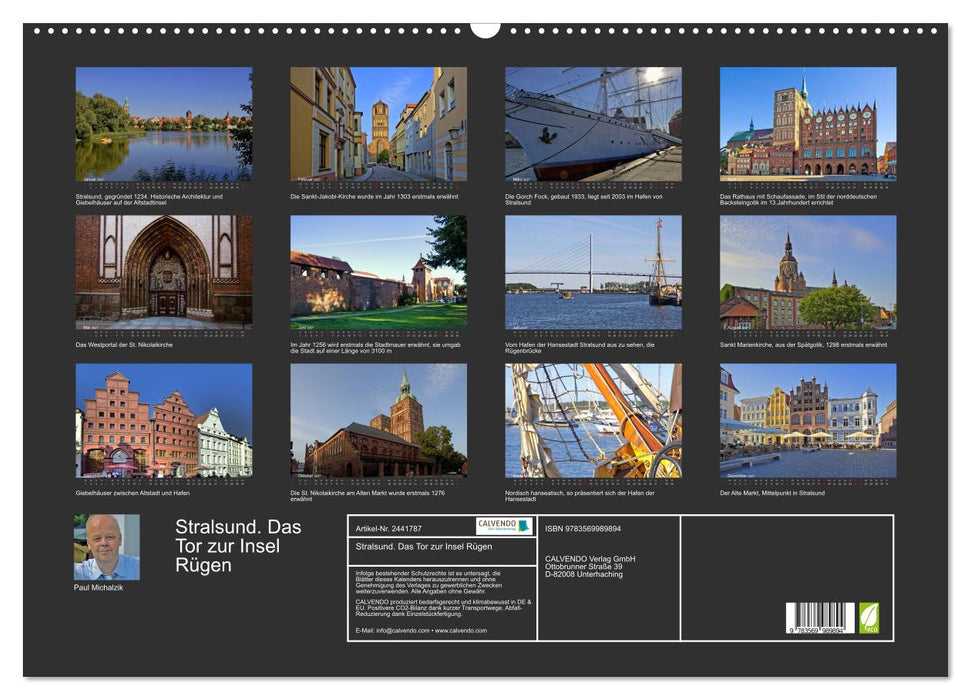 Stralsund. Das Tor zur Insel Rügen (CALVENDO Wandkalender 2027)
