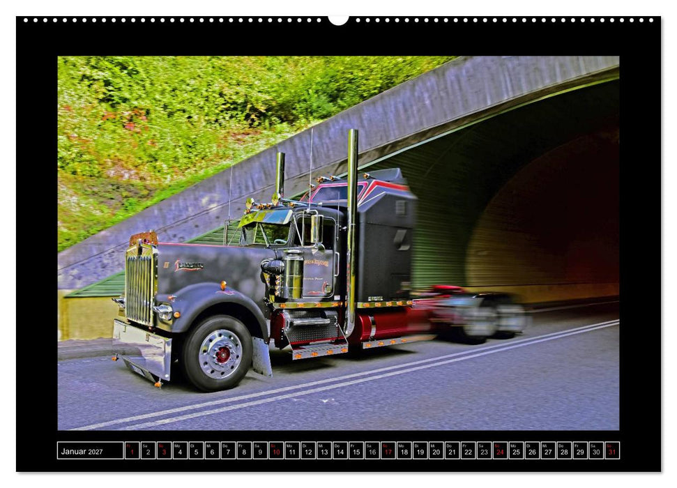 Kenworth W900A EXTHD (CALVENDO Premium Wandkalender 2027)