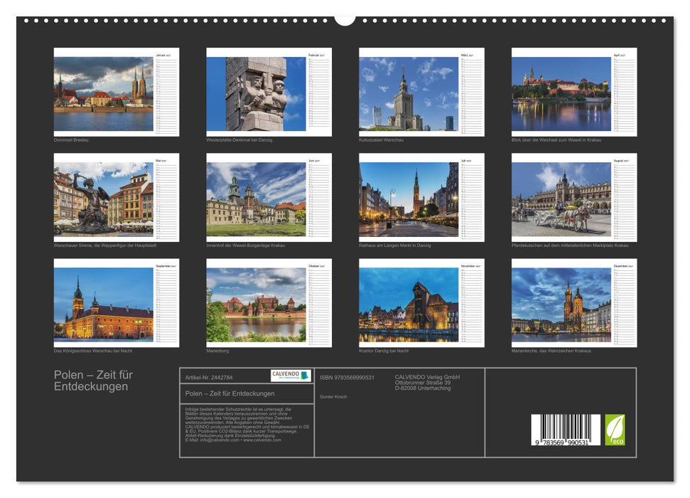 Polen – Zeit für Entdeckungen (CALVENDO Premium Wandkalender 2027)