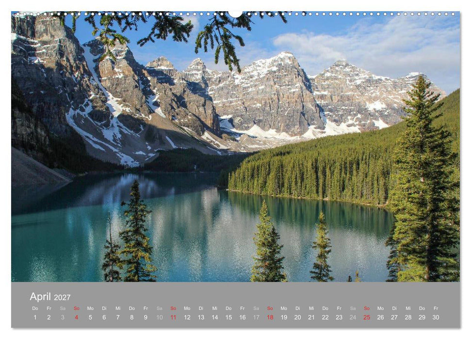 Rocky Mountains 2027 (CALVENDO Premium Wandkalender 2027)