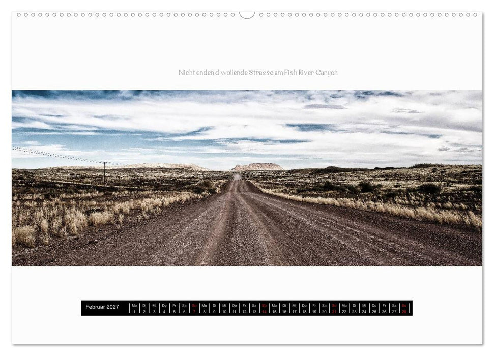 Namibia - Panoramen (CALVENDO Wandkalender 2027)