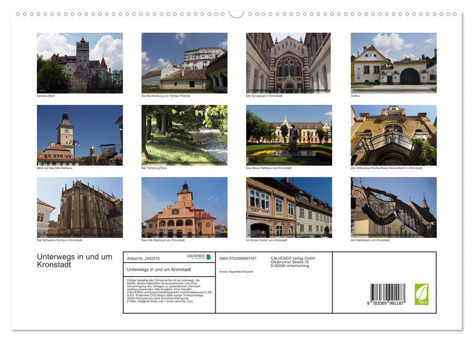 Unterwegs in und um Kronstadt (CALVENDO Premium Wandkalender 2027)