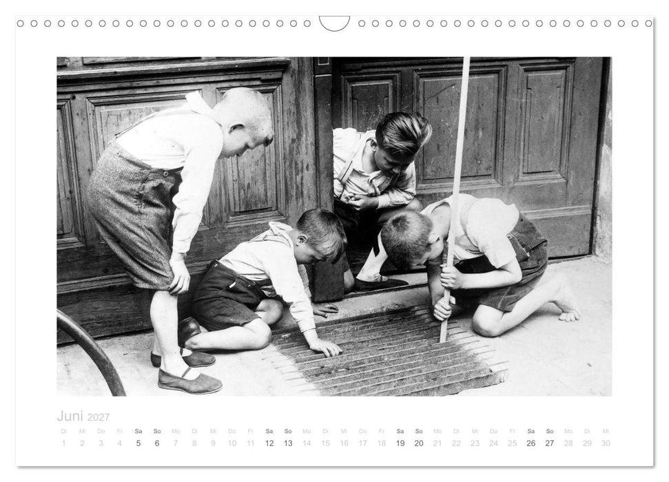 Abenteuer Kindheit in Fotografien (CALVENDO Wandkalender 2027)