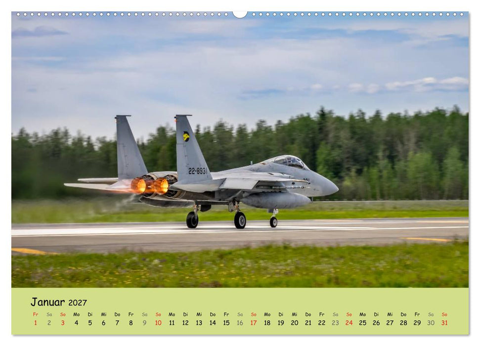 Luftüberlegenheit - Kampfjets in Aktion (CALVENDO Wandkalender 2027)