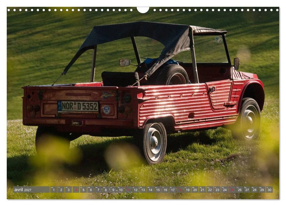 La deudeuche une voiture culte (CALVENDO Calendrier mensuel 2027)
