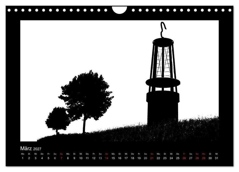 Ruhrpott und Niederrhein in Schwarzweiß (CALVENDO Wandkalender 2027)