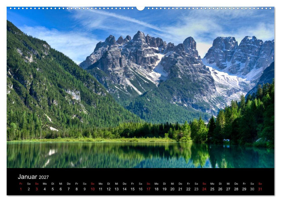 Seen im Gebirge (CALVENDO Premium Wandkalender 2027)