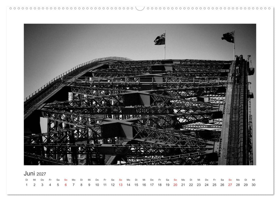SYDNEY Monochrom (CALVENDO Premium Wandkalender 2027)