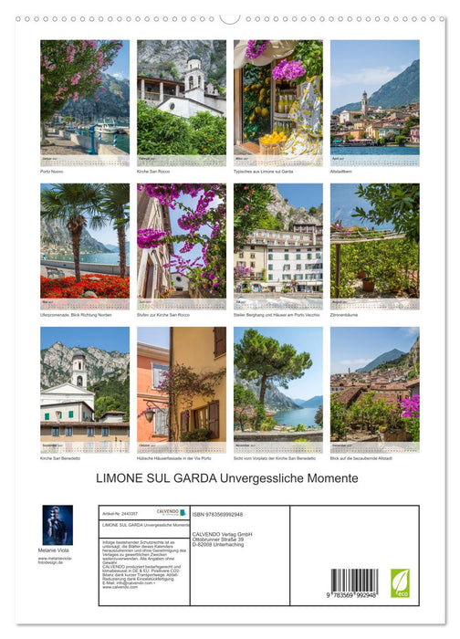LIMONE SUL GARDA Unvergessliche Momente (CALVENDO Premium Wandkalender 2027)