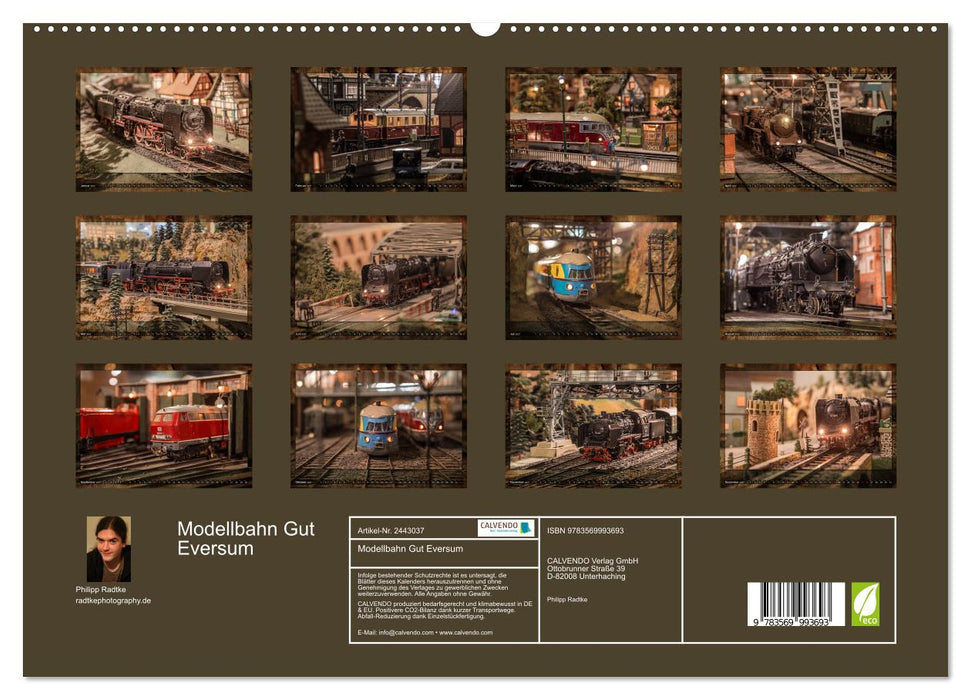 Modellbahn Gut Eversum (CALVENDO Premium Wandkalender 2027)