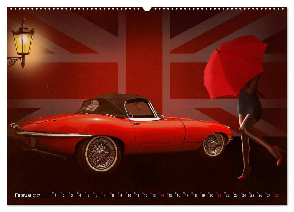 Pin-Up Girls und Oldtimer by Mausopardia (CALVENDO Premium Wandkalender 2027)