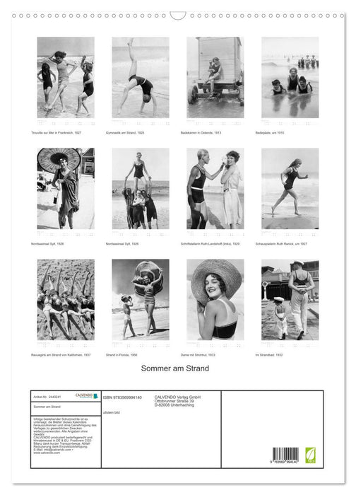 Sommer am Strand (CALVENDO Wandkalender 2027)