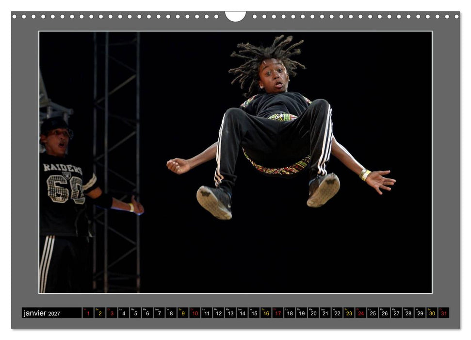 Break Dance et Hip-Hop (CALVENDO Calendrier mensuel 2027)