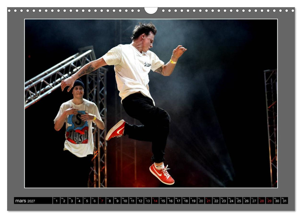 Break Dance et Hip-Hop (CALVENDO Calendrier mensuel 2027)