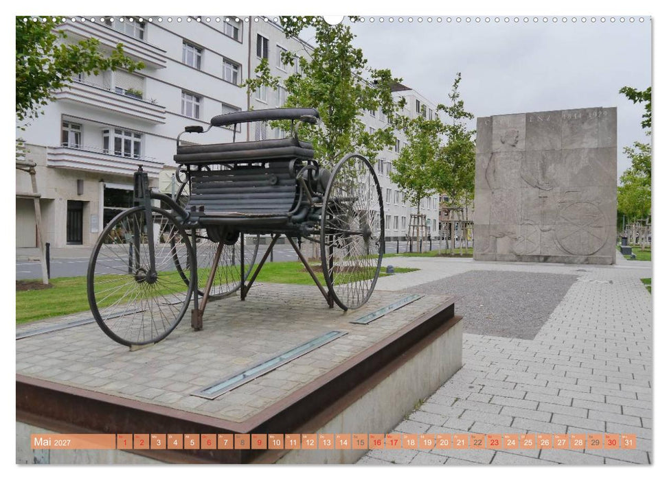 Mannheim - Stadt im Quadrat (CALVENDO Wandkalender 2027)