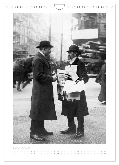 Kaiserzeit - Menschen in Berlin (CALVENDO Wandkalender 2027)