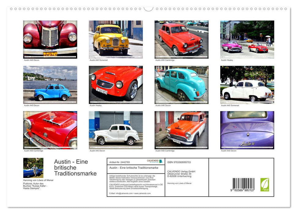 Austin - Eine britische Traditionsmarke (CALVENDO Premium Wandkalender 2027)