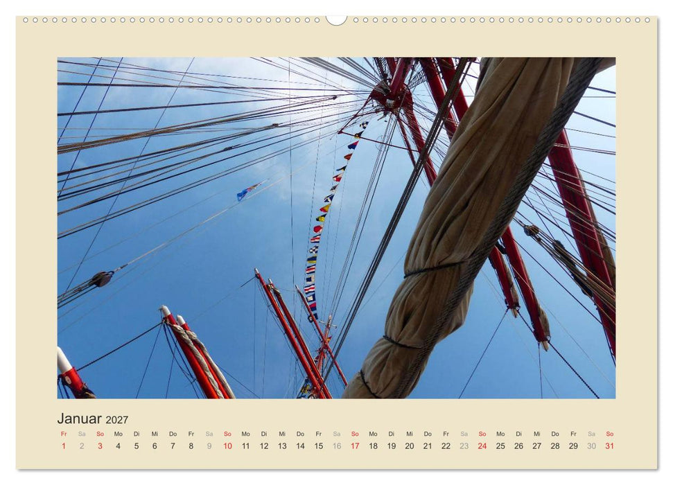 Auf große Fahrt, Kapitän (CALVENDO Wandkalender 2027)