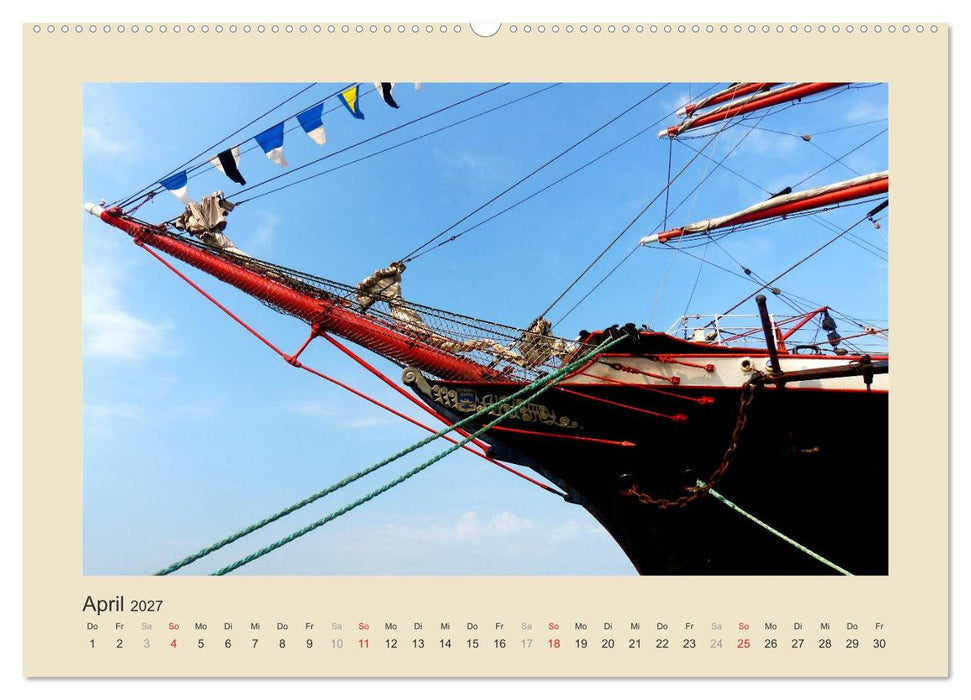 Auf große Fahrt, Kapitän (CALVENDO Wandkalender 2027)