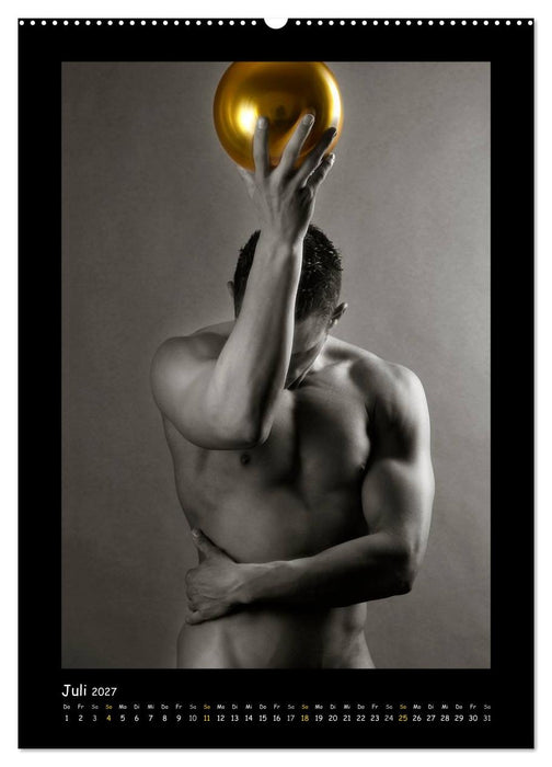 Golden Ball - Männer Akte (CALVENDO Premium Wandkalender 2027)