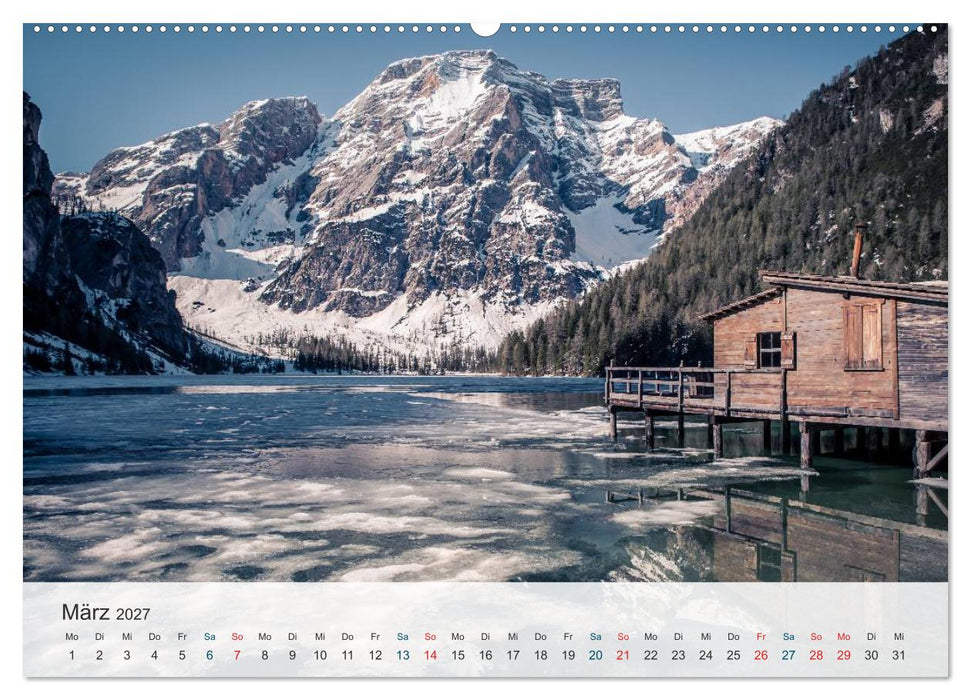 Dolomiten - Rundreise um Drei Zinnen (CALVENDO Wandkalender 2027)
