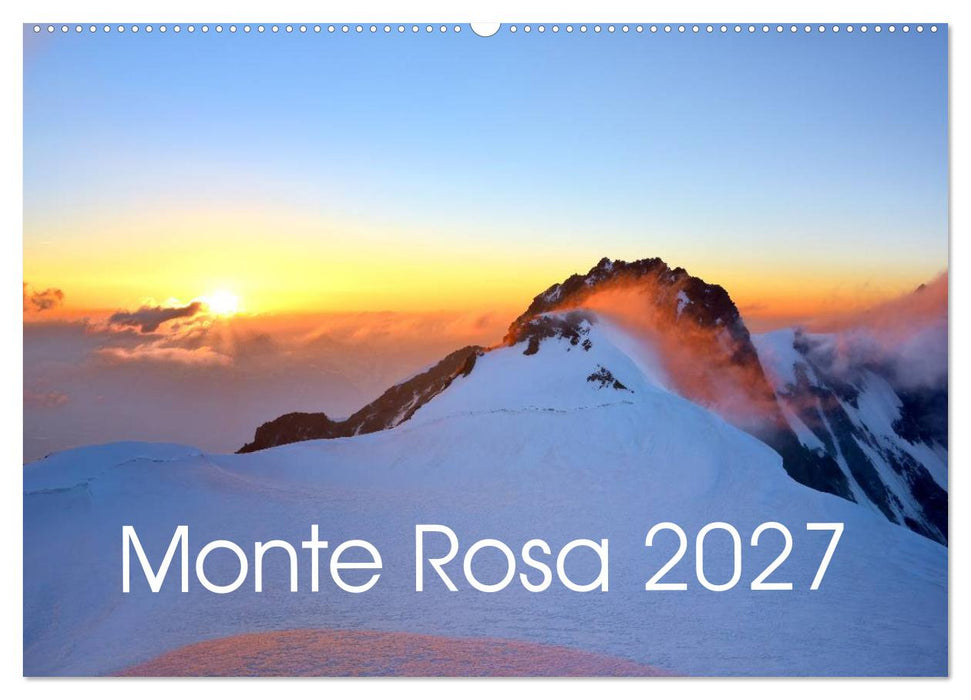 Monte Rosa (CALVENDO Wandkalender 2027)