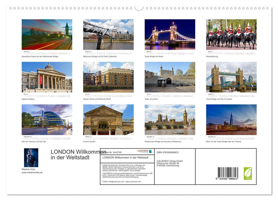 LONDON Willkommen in der Weltstadt (CALVENDO Premium Wandkalender 2027)