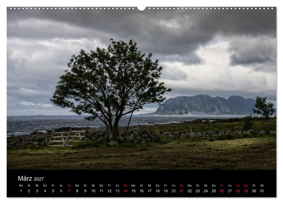 Norwegen - Vom Westen zum Süden (CALVENDO Premium Wandkalender 2027)