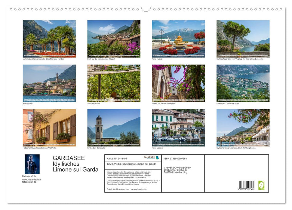 GARDASEE Idyllisches Limone sul Garda (CALVENDO Wandkalender 2027)