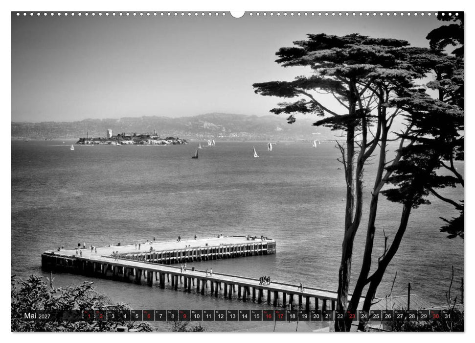 SAN FRANCISCO Monochrome Ansichten (CALVENDO Premium Wandkalender 2027)