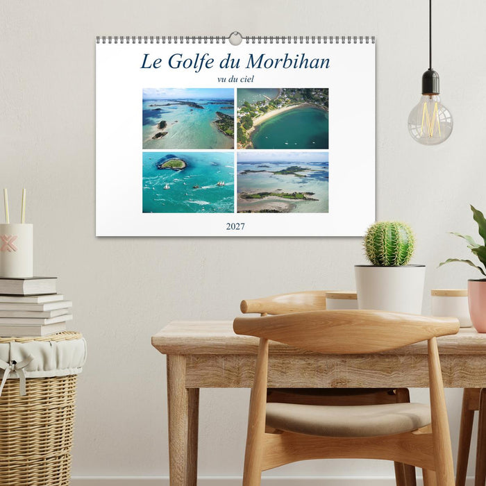 Le Golfe du Morbihan vu du ciel (CALVENDO Calendrier mensuel 2027)