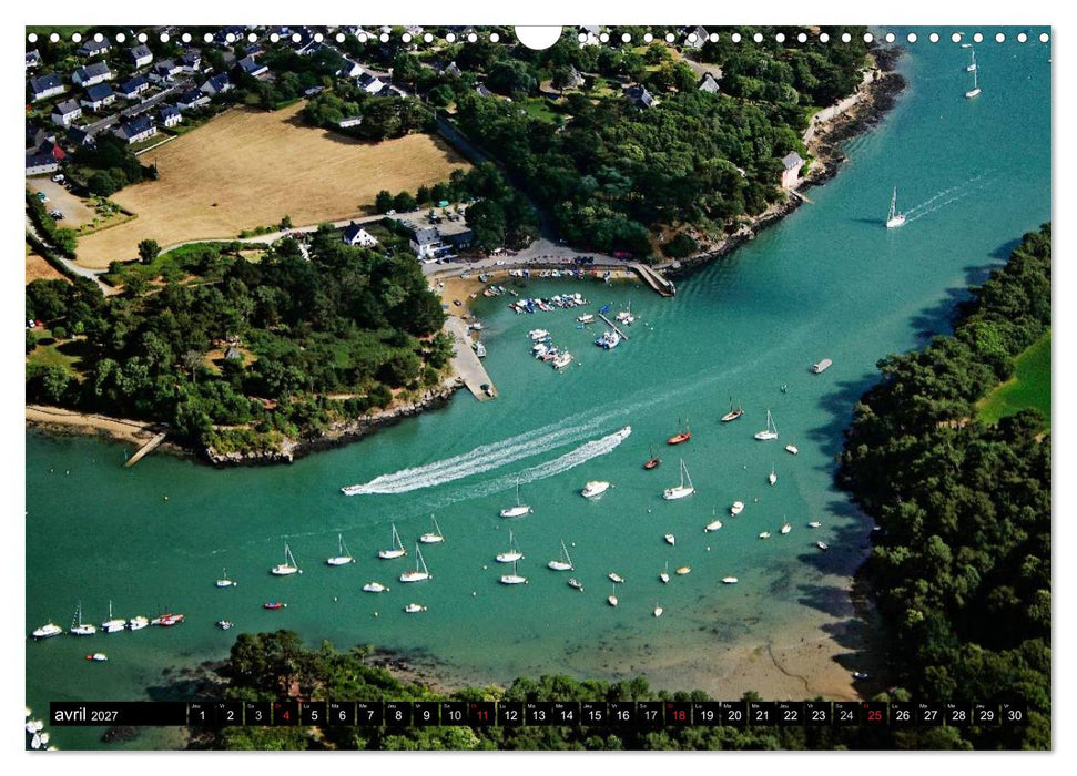 Le Golfe du Morbihan vu du ciel (CALVENDO Calendrier mensuel 2027)