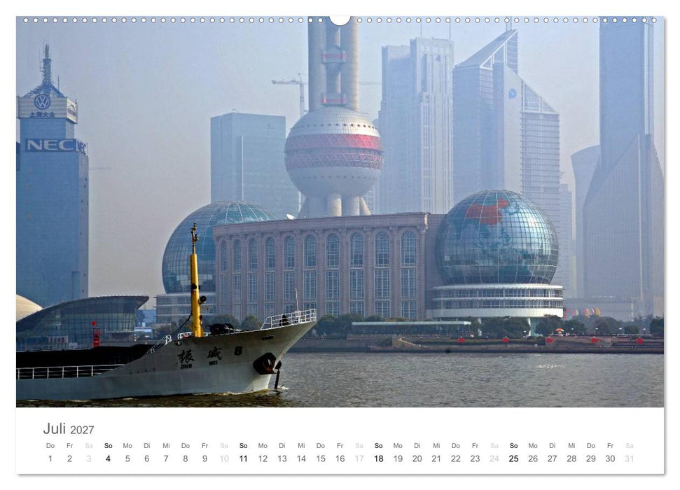 Faszination Schifffahrt - Meere und Hafenstädte (CALVENDO Premium Wandkalender 2027)