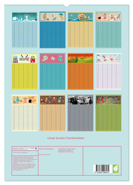 Unser buntes Familienleben (CALVENDO Premium Wandkalender 2027)