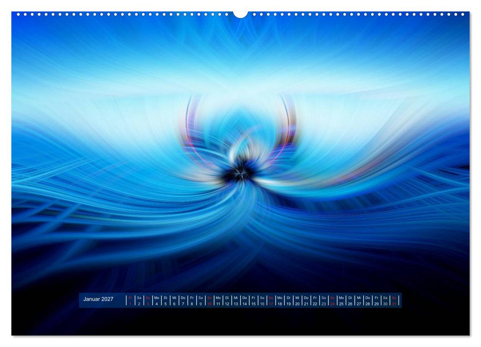 Zen der Farben - Meditative Bilder (CALVENDO Wandkalender 2027)