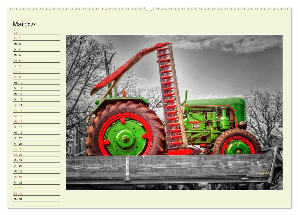 Traktoren - Oldtimer (CALVENDO Wandkalender 2027)