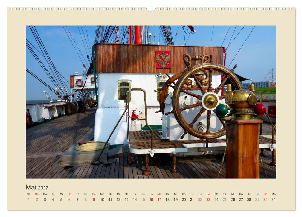 Auf große Fahrt, Kapitän (CALVENDO Premium Wandkalender 2027)