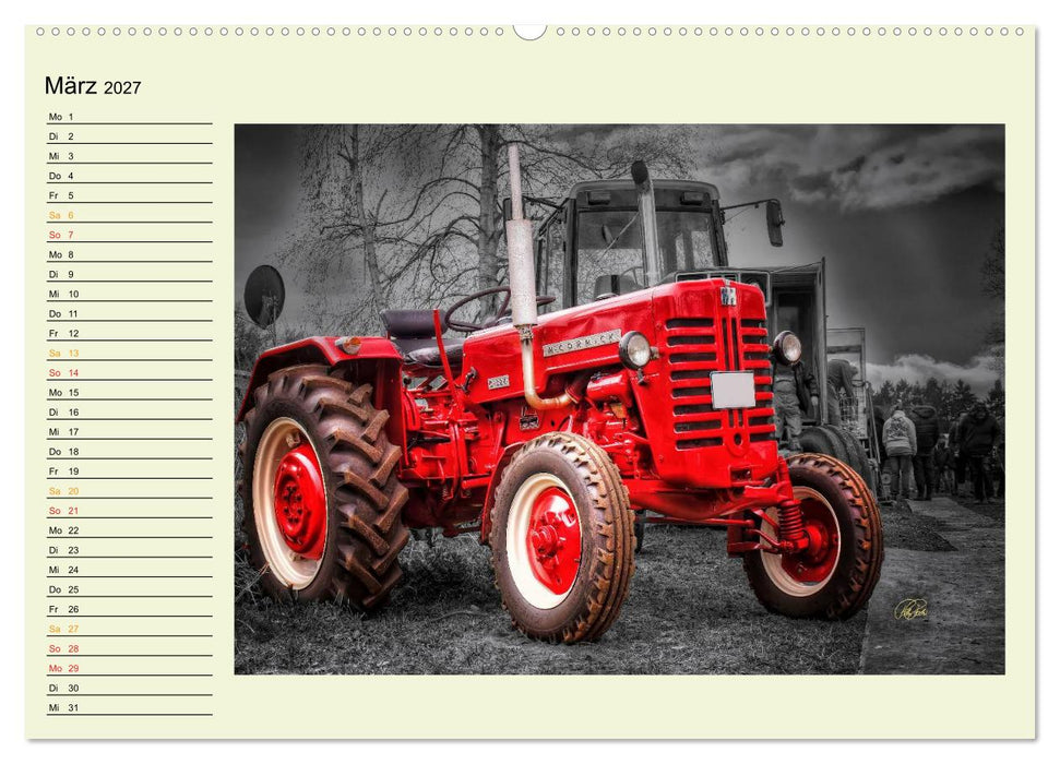 Traktoren - Oldtimer (CALVENDO Premium Wandkalender 2027)