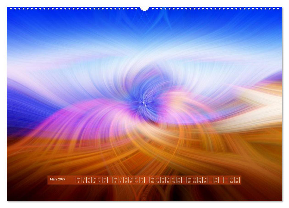 Zen der Farben - Meditative Bilder (CALVENDO Premium Wandkalender 2027)