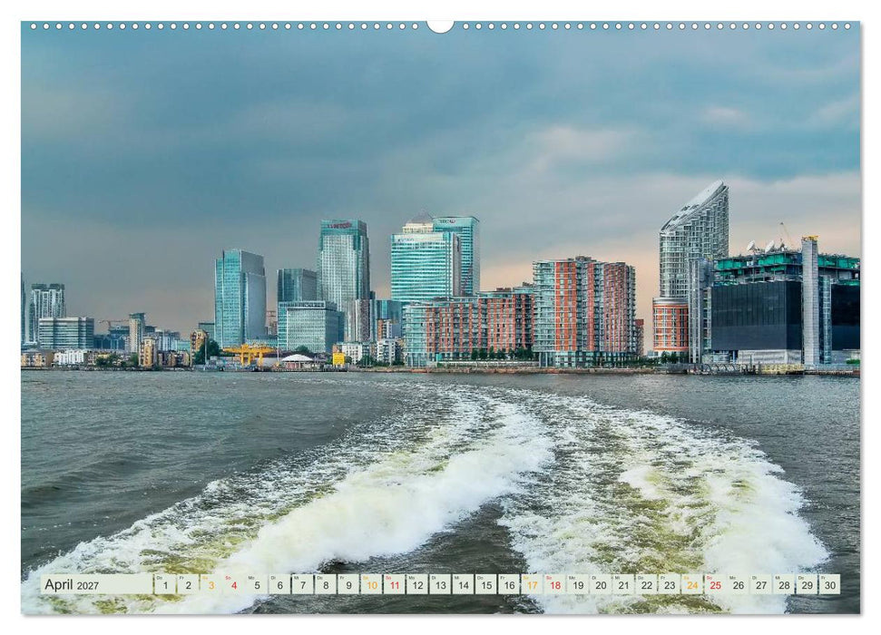 Bühne frei für London und die Themse (CALVENDO Wandkalender 2027)