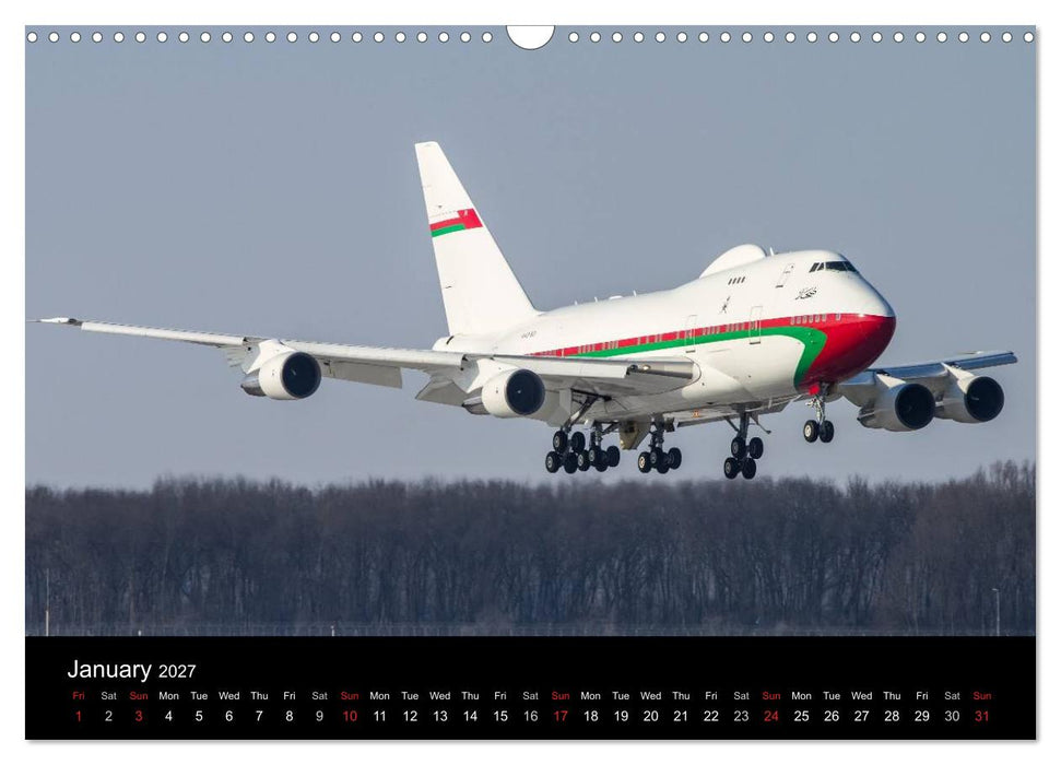 World of Planes (CALVENDO Monthly Calendar 2027)
