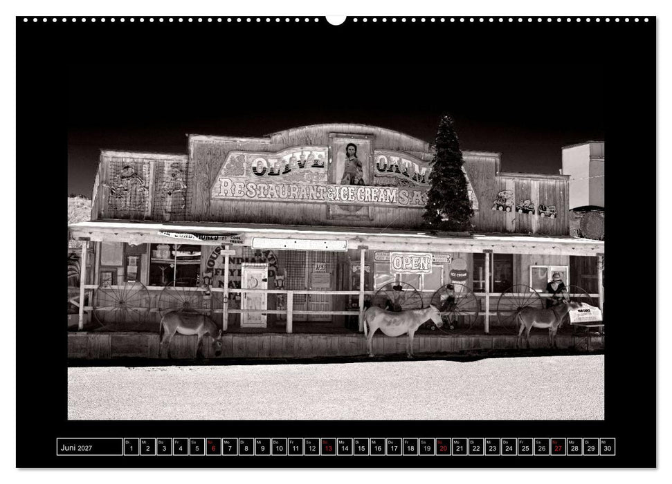 USA - 4000 Meilen Südwest Hommage an die großen SW-Fotografen Amerikas (CALVENDO Wandkalender 2027)