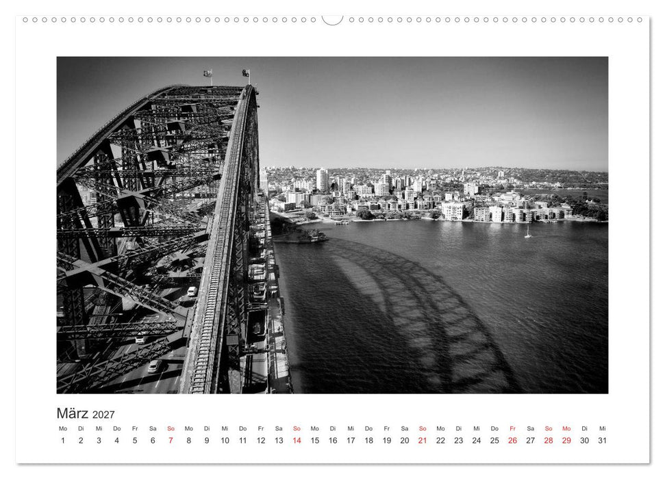 SYDNEY Monochrom (CALVENDO Wandkalender 2027)